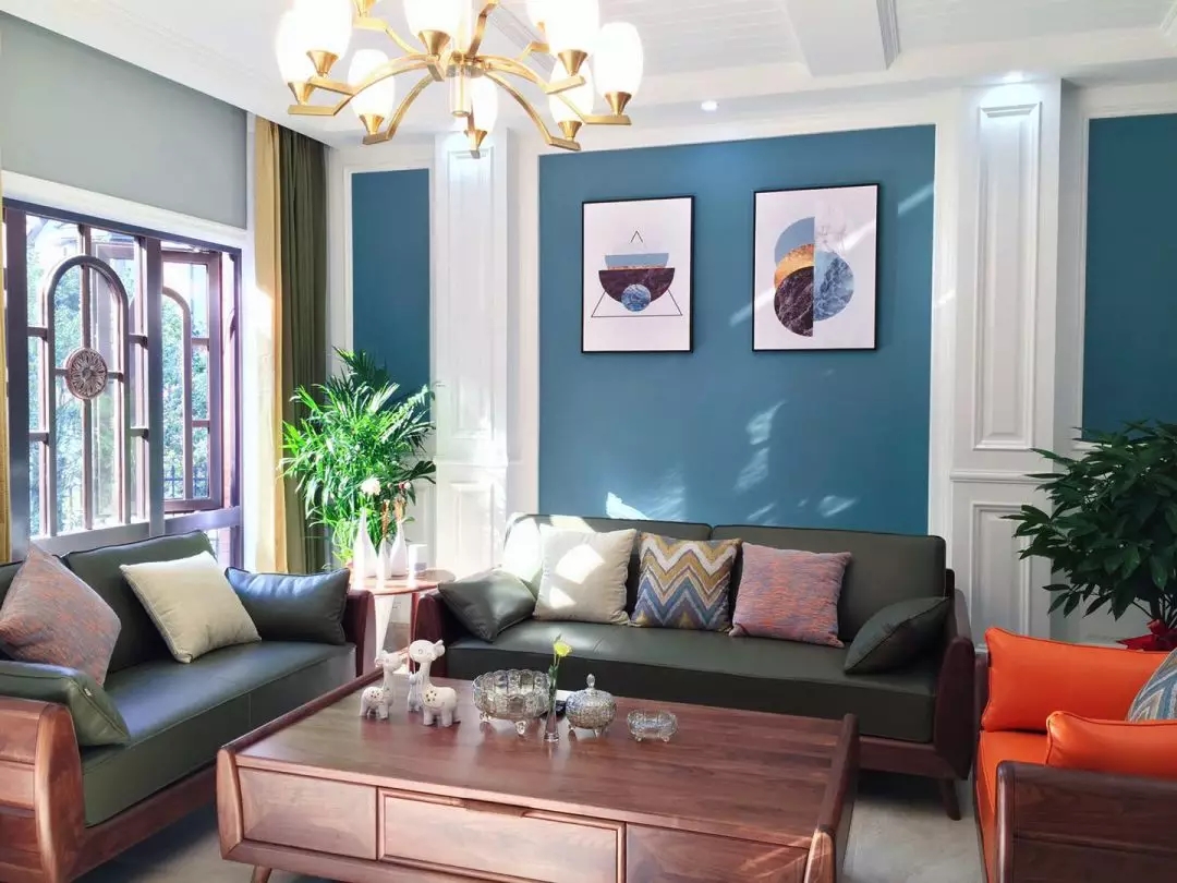 别墅装修现代美式风格-客厅 别墅装修现代美式风格-客厅