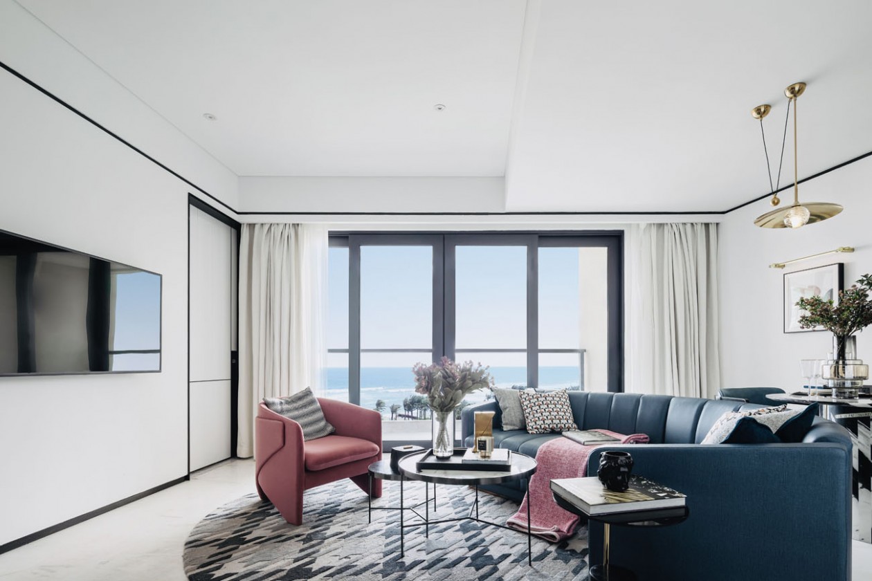 现代轻奢风格室内设计家装案例-客厅 现代轻奢风格室内设计家装案例-客厅