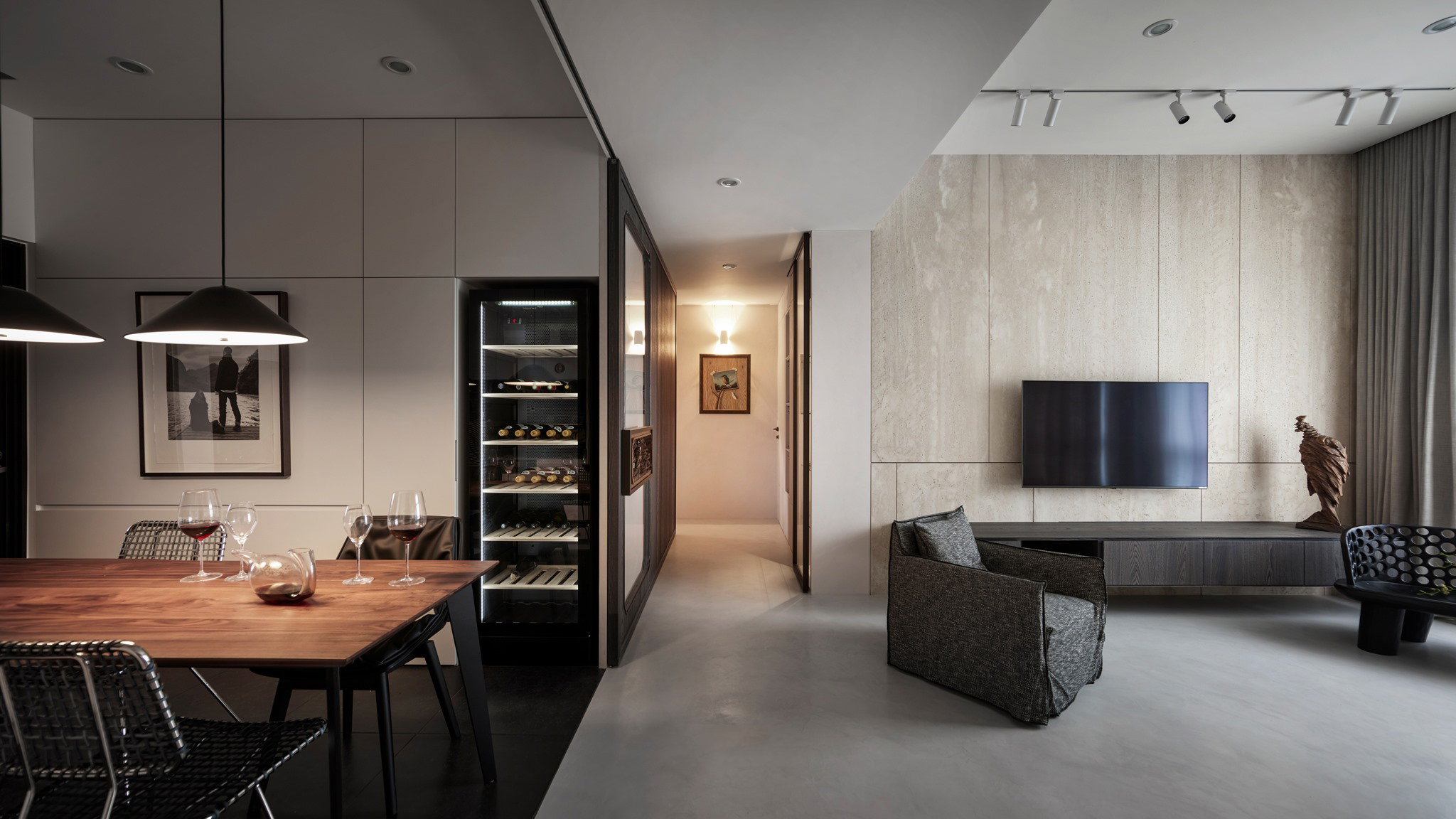 现代混搭风格室内设计家装案例-客厅走廊 现代混搭风格室内设计家装案例-客厅走廊