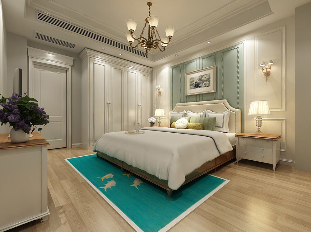 装修公司简美风格室内装修效果图-卧室 装修公司简美风格室内装修效果图-卧室