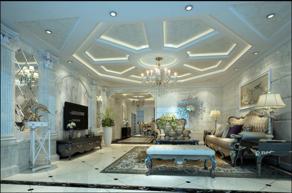 佛山装修公司简欧风格室内装修效果图-客厅 佛山装修公司简欧风格室内装修效果图-客厅