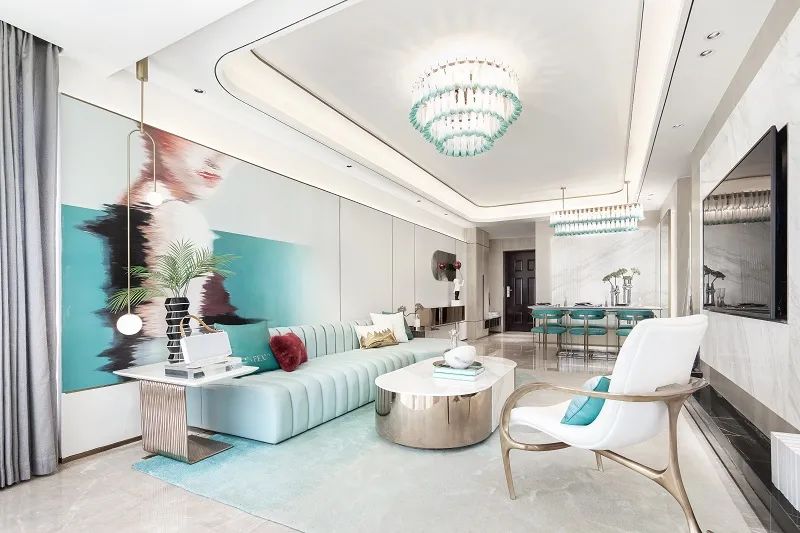 现代摩登风格室内设计家装案例-客厅 现代摩登风格室内设计家装案例-客厅