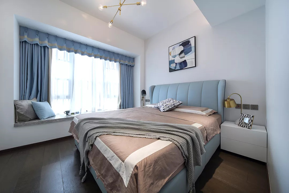 装修公司现代轻奢风格室内装修效果图-卧室 装修公司现代轻奢风格室内装修效果图-卧室